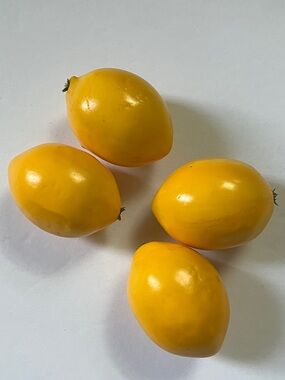 Lemons Faux Fruit Set of 4 Realistic Lemon Home Decor